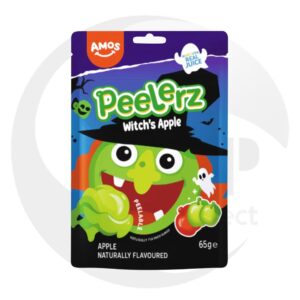 Amos Peelerz Candy – Schälbare Fruchtgummi - Witch`s Apple Halloween
