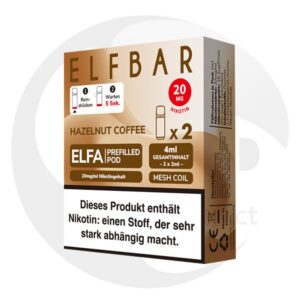 ELF BAR - ELFA Prefilled Pod - Hazelnut Coffee