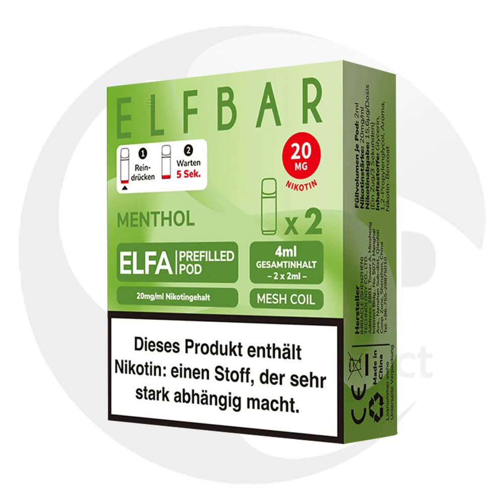 ELF BAR - ELFA Prefilled Pod - Menthol