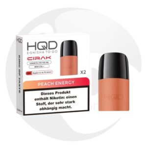 HQD CIRAK - Prefilled Pod - Peach Energy