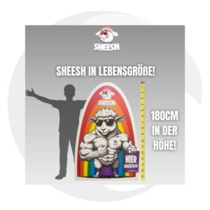SHEESH - Pappaufstelle - 180cm