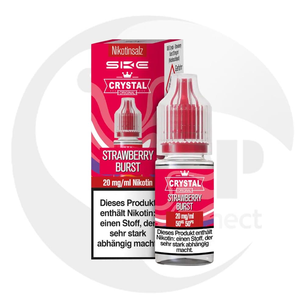 SKE Crystal Liquid - Strawberry Burst, 20 mg/ml Nikotinsalz