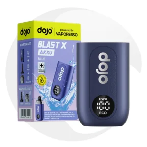 DOJO Blast X Akkuträger in Blau - hochwertiger E-Zigaretten Mod für Shisha und Vape Großhandel