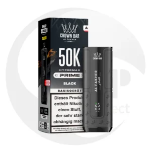 AL FAKHER Hypermax Prime 50K Akkuträger in Schwarz für Vape-Produkte
