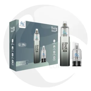 RandM Tornado Pro Podkit in Schwarz - kompaktes Vape Podkit für Shisha und E-Zigaretten