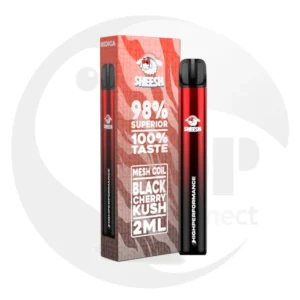 SHEESH Vapes True Taste Line 2ml Black Cherry Kush Einweg E-Zigarette Produktansicht