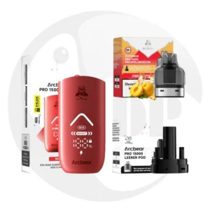ArcBear Pro 15000 Starter-Set Vimbull Apricot Peach Vape-Produkt Großhandel