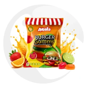 Avesta Burger Gummy Shisha Tabak 20g Packung mit Burger Gummy Geschmack für Wasserpfeife