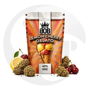 BOB HHZ Blüten 40% Lemon Cherry Gelato - Premium Hanfblüten für Großhandel
