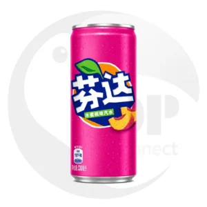 Fanta China Peach 330ml Dose, Fruchtgetränk mit Pfirsichgeschmack