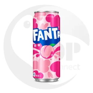 Fanta Japan White Peach 500ml Flasche, erfrischendes Getränk mit Pfirsich-Geschmack