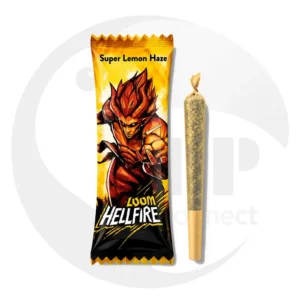LOOM Hellfire Pre-Rolls Super Lemon Haze Produktbild – Premium Vape Pre-Rolls im Großhandel