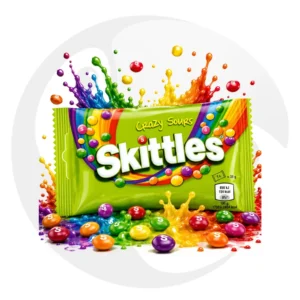 Skittles Crazy Sours Green 38g Bonbons Großhandel Vape Shop Produkt